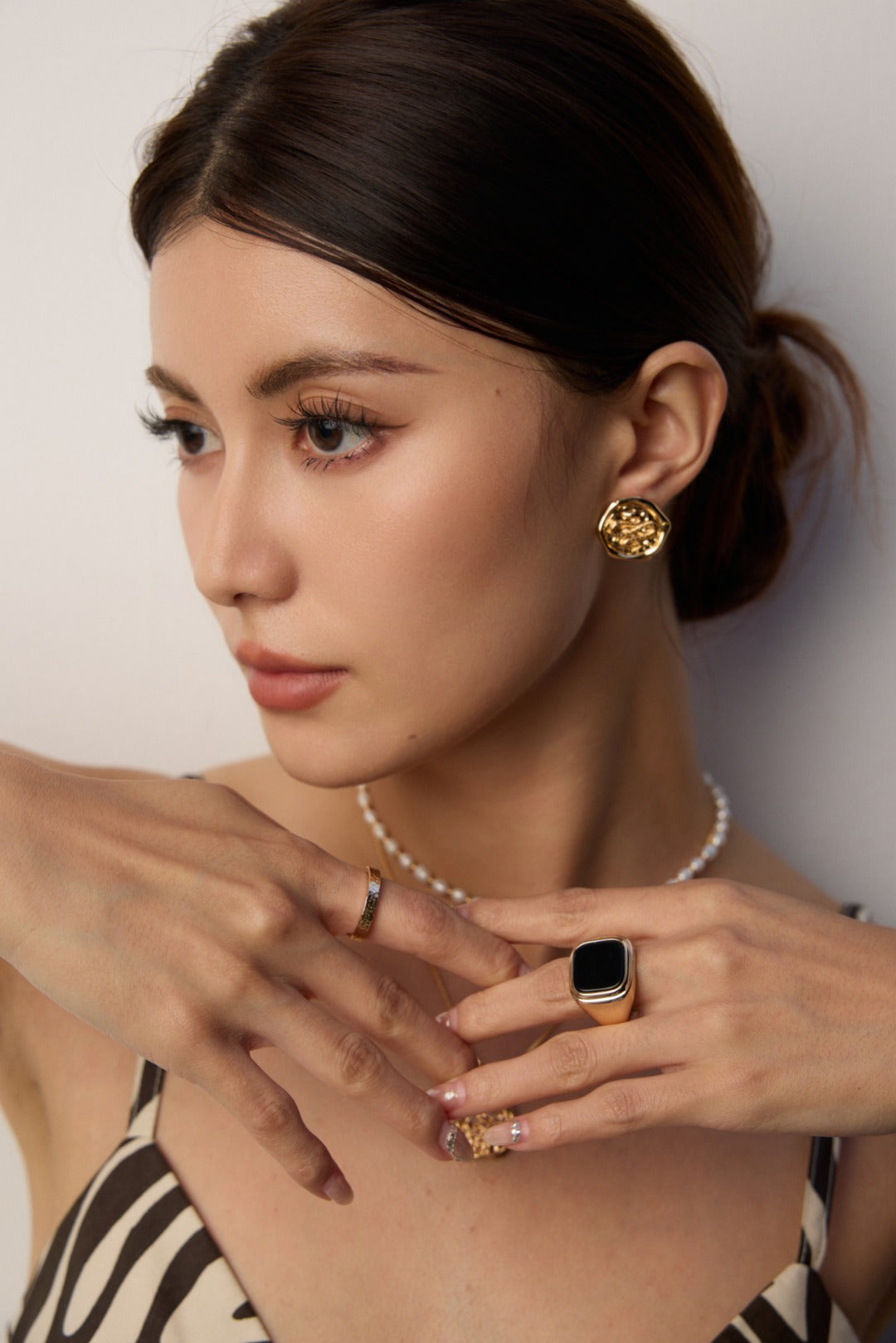 Nocturnal Light Ring- Black Onyx