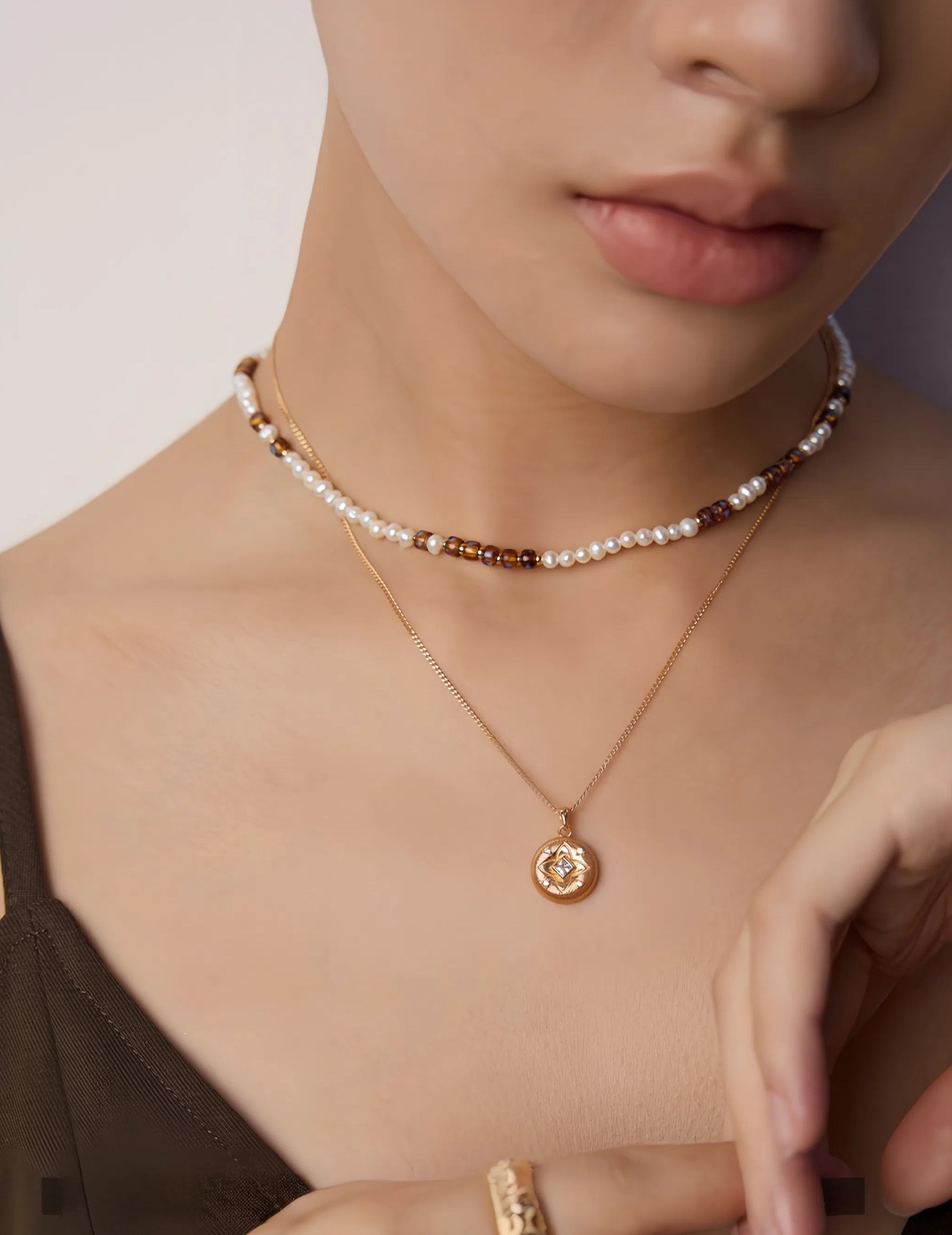 Spark of Grace Pendant Necklace- Vintage-Inspired Cubic Zirconia