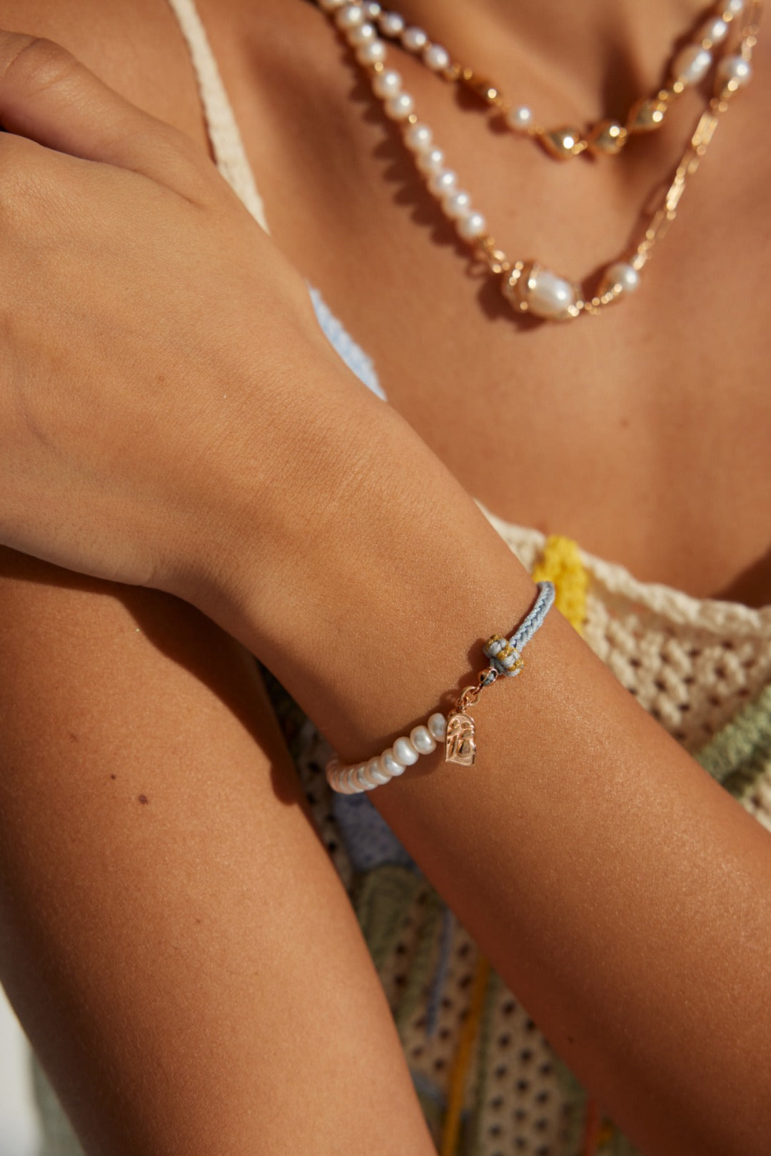 Ocean Whisper Natural Pearl Bracelet — Timeless Harmony in Modern Elegance
