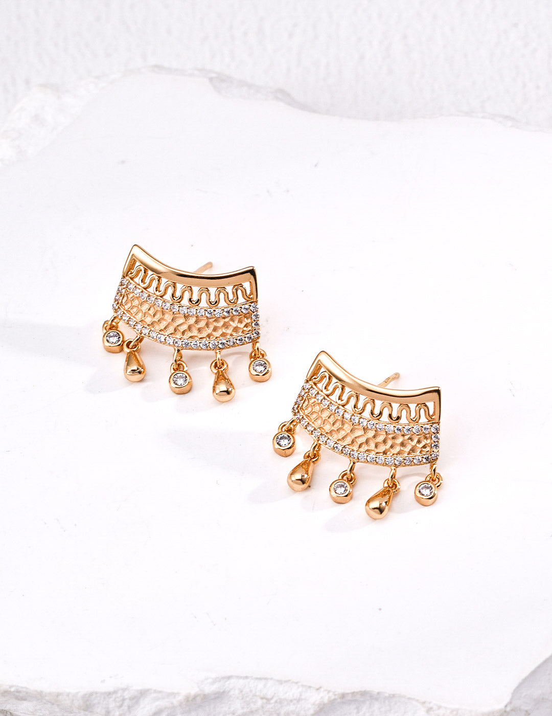 Amour Grace Earrings - Zircon