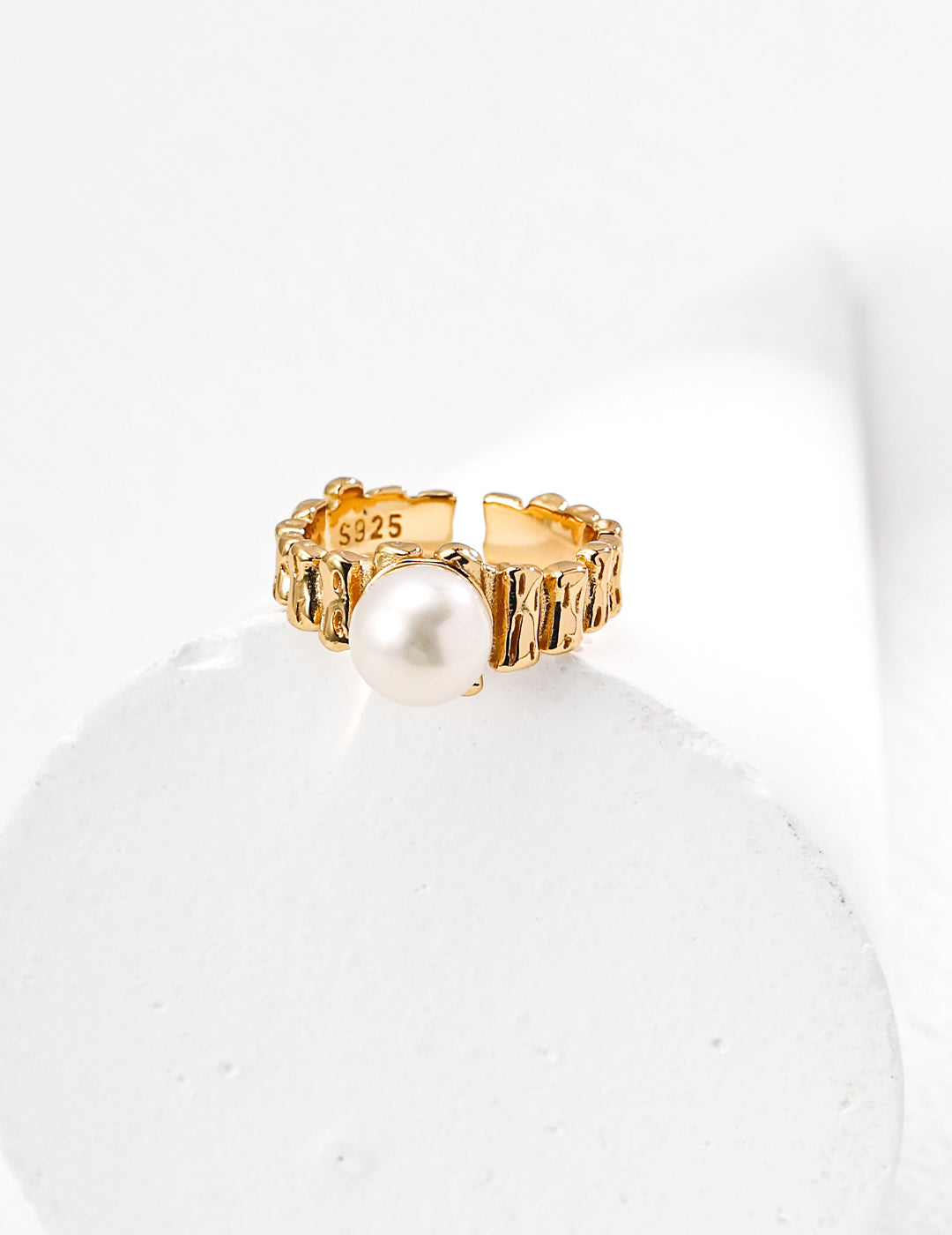 Lustre Éternel Ring- Natural pearls