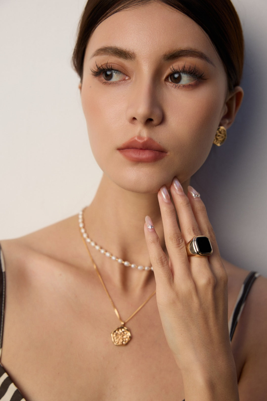 Nocturnal Light Ring- Black Onyx