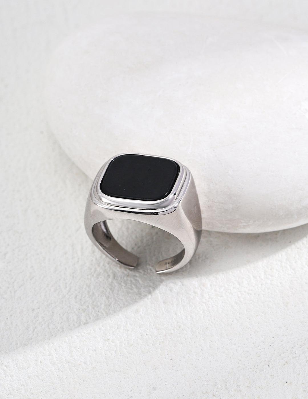 Nocturnal Light Ring- Black Onyx