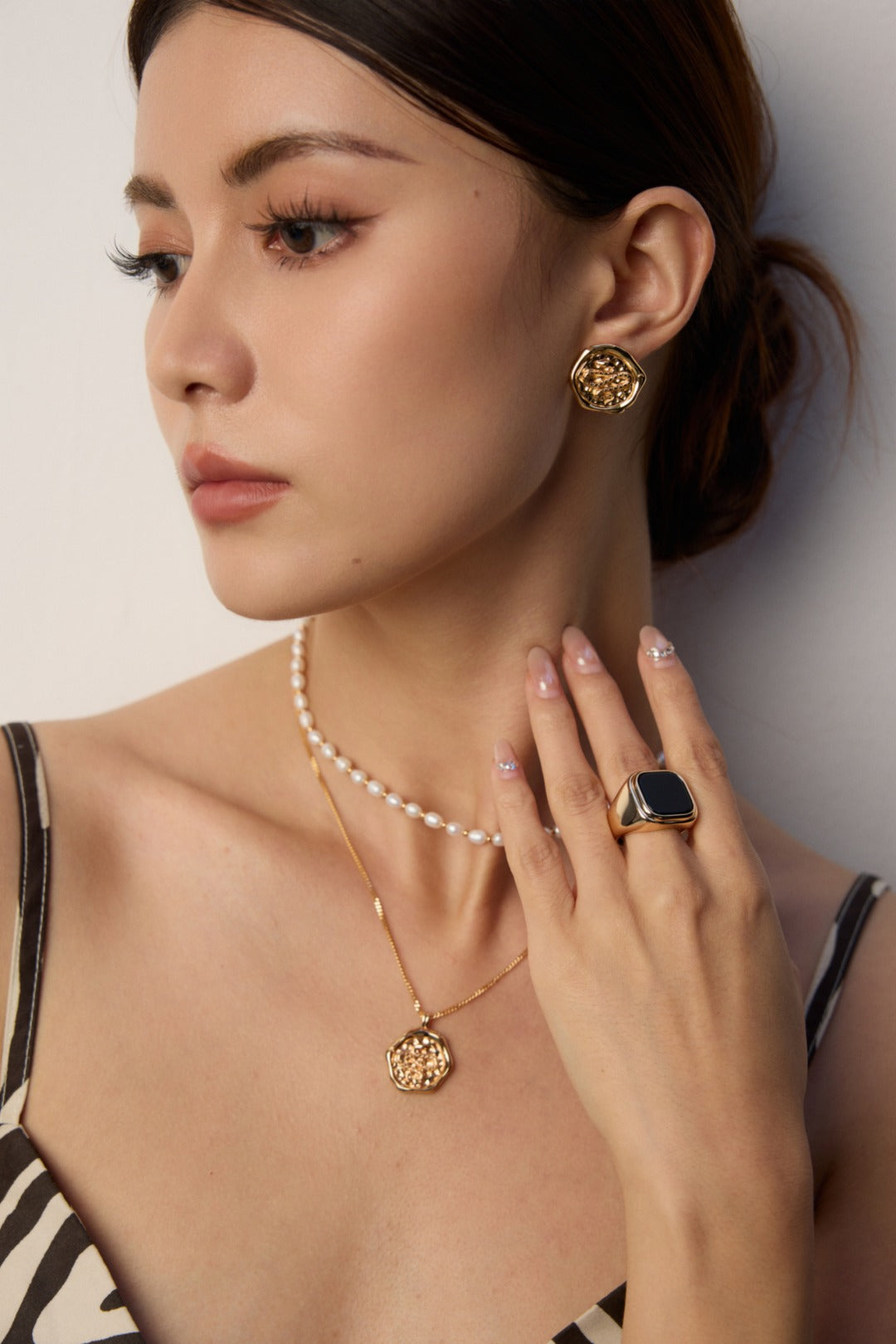 Nocturnal Light Ring- Black Onyx