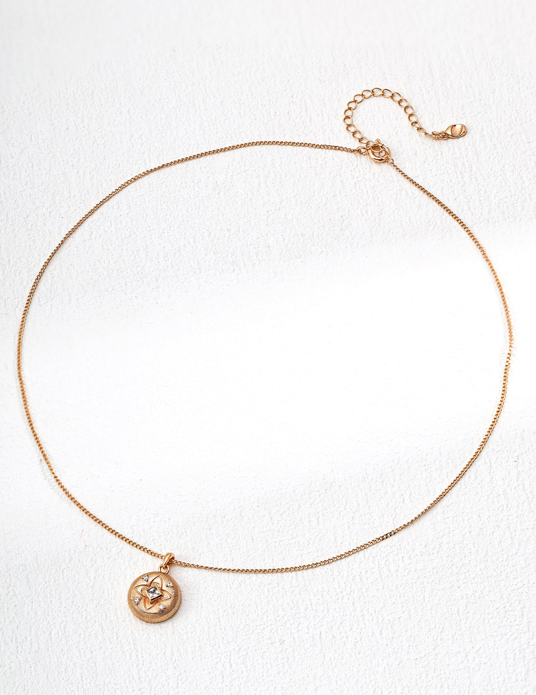 Spark of Grace Pendant Necklace- Vintage-Inspired Cubic Zirconia