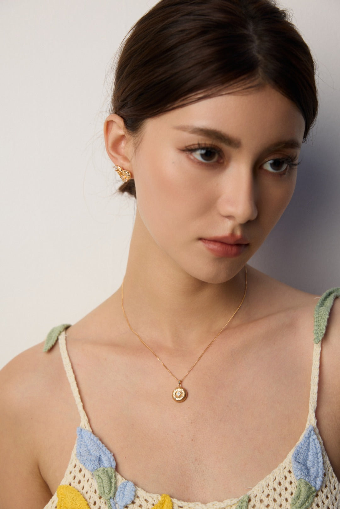 Spark of Grace Pendant Necklace- Vintage-Inspired Cubic Zirconia