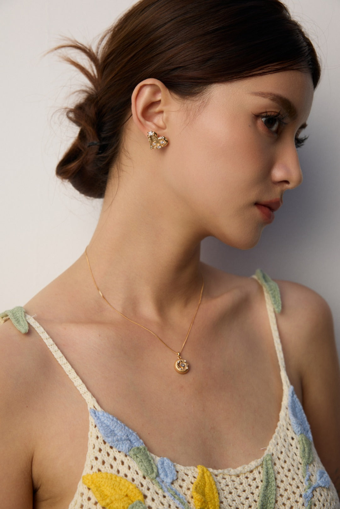 Spark of Grace Pendant Necklace- Vintage-Inspired Cubic Zirconia