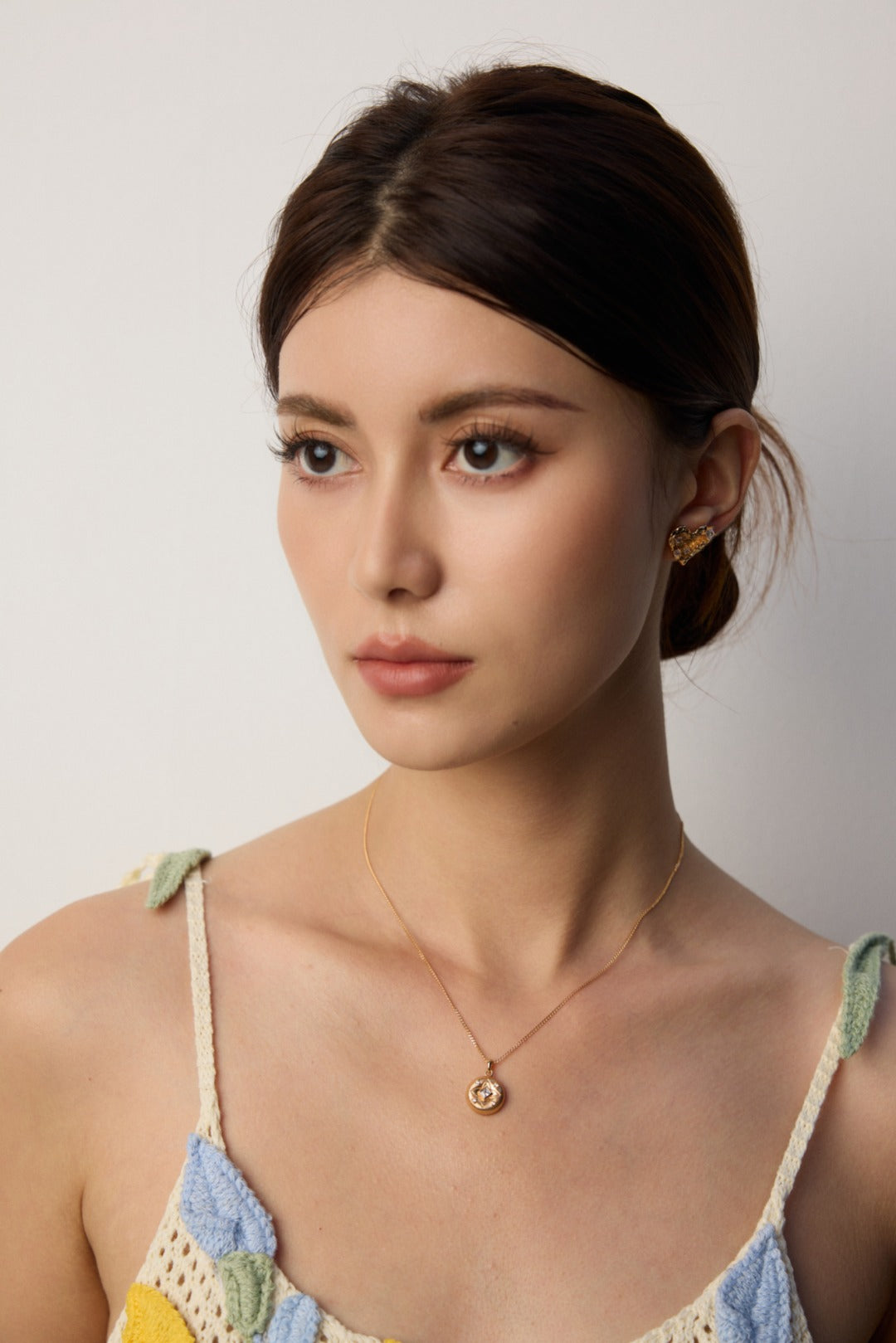 Spark of Grace Pendant Necklace- Vintage-Inspired Cubic Zirconia