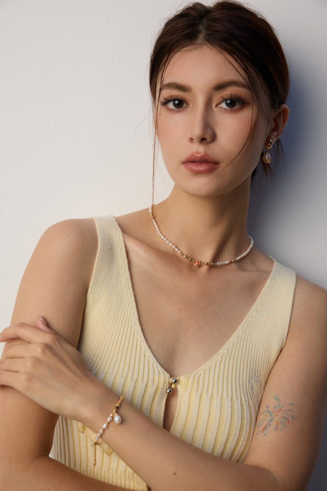 Elegance Minimalist Natural Pearl Bracelet- Adjustable Chain Elegance