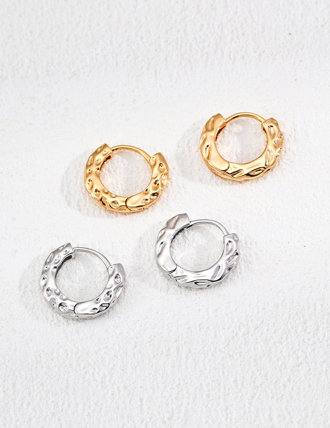 Vintage Pearl Hoop Earrings – Detachable Natural Pearl Drops, Inspired by Nature’s Warm Elegance