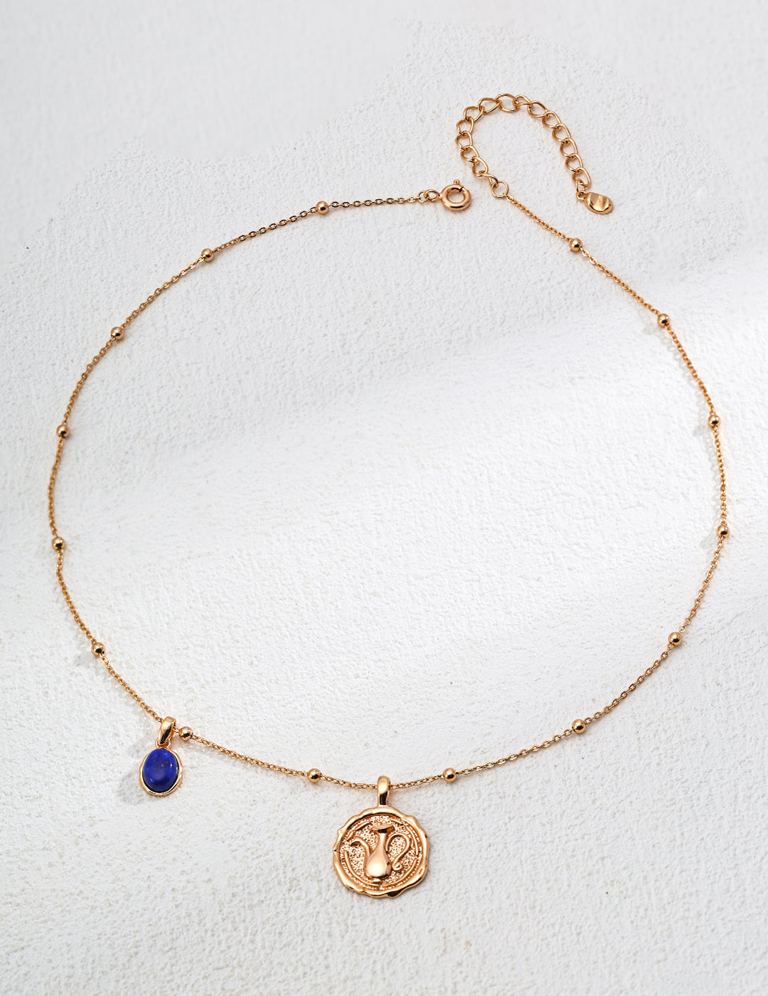 Lapis Lazuli Medallion Necklace – The Symbol of Hope and Inner Strength